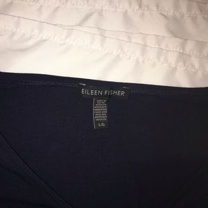 Eileen Fisher dark blue dress